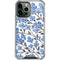 Cat Coq Blue Cherry Blossoms iPhone 14 Pro Max Clear Case