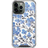 Cat Coq Blue Cherry Blossoms iPhone 14 Pro Max Clear Case