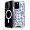 Cat Coq Blue Cherry Blossoms iPhone 14 Pro Max MagSafe Case