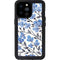 Cat Coq Blue Cherry Blossoms iPhone 14 Pro Max Waterproof Case