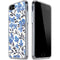 Cat Coq Blue Cherry Blossoms iPhone SE (2nd & 3rd Gen) Clear Case