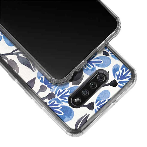 Blue Cherry Blossoms by Cat Coq LG K51/Q51 Clear Case