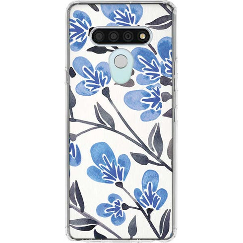 Blue Cherry Blossoms by Cat Coq LG Stylo 6 Clear Case