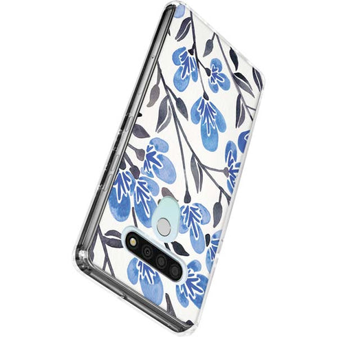 Blue Cherry Blossoms by Cat Coq LG Stylo 6 Clear Case