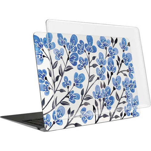 Blue Cherry Blossoms by Cat Coq MacBook Air 13in M1 (2021) Case plus Skin