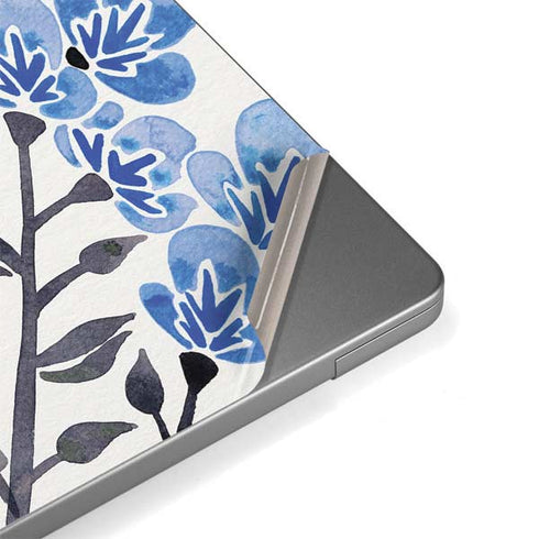 Blue Cherry Blossoms by Cat Coq MacBook Pro 14in (2021-24) Skin