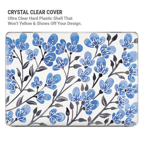 Blue Cherry Blossoms by Cat Coq MacBook Pro 16in (2021-25) Case plus Skin