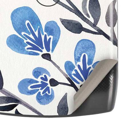 Cat Coq Blue Cherry Blossoms Motorola RAZR Skin