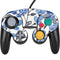 Cat Coq Blue Cherry Blossoms Nintendo GameCube Controller Skin