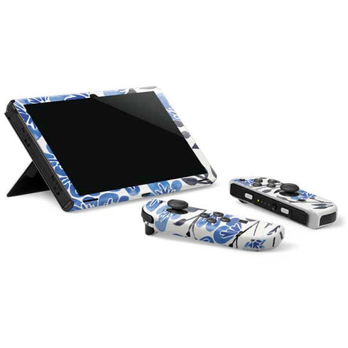 Cat Coq Blue Cherry Blossoms Nintendo Switch OLED (2021) Skin