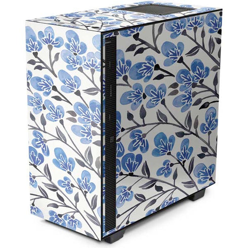 Cat Coq Blue Cherry Blossoms NZXT H510 Compact ATX Mid-Tower Case Skin