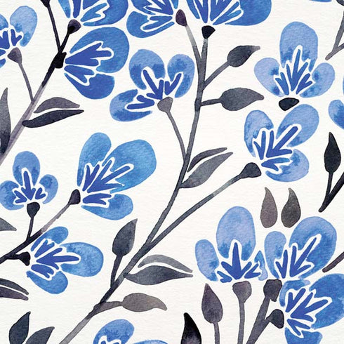 Cat Coq Blue Cherry Blossoms PS4 Console and Controller Bundle Skin