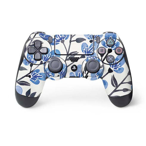 Cat Coq Blue Cherry Blossoms PS4 Controller Skin