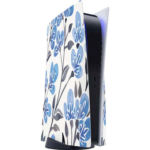 Cat Coq Blue Cherry Blossoms PS5 Console Skin