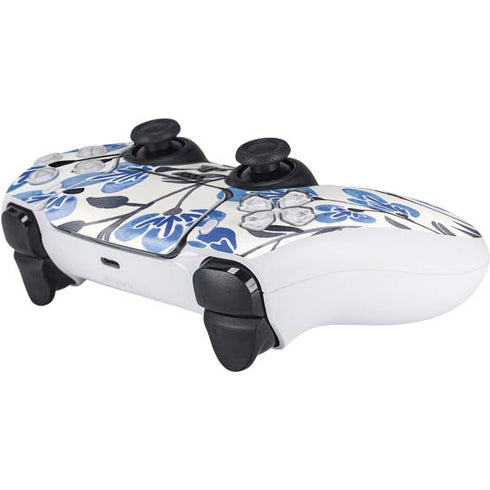 Cat Coq Blue Cherry Blossoms PS5 Controller Skin