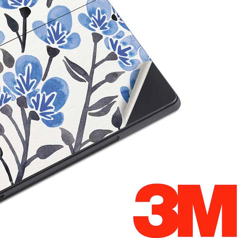 Cat Coq Blue Cherry Blossoms Surface Pro 7 Skin