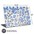 Cat Coq Blue Cherry Blossoms Universal Laptop 17in (13.8 x 10in) Skin