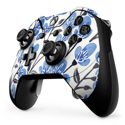 Cat Coq Blue Cherry Blossoms Xbox One Elite Controller Skin