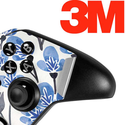 Cat Coq Blue Cherry Blossoms Xbox One Elite Controller Skin