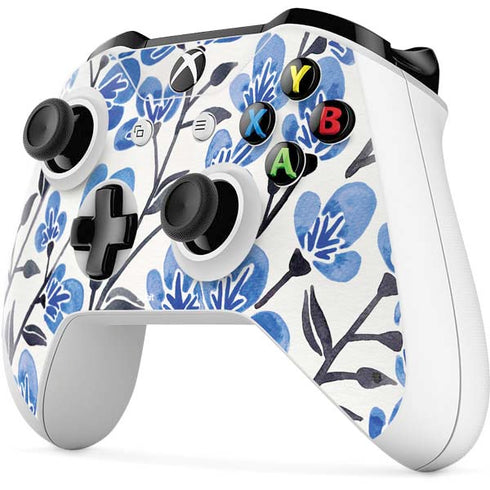 Cat Coq Blue Cherry Blossoms Xbox One S All-Digital Edition Bundle Skin