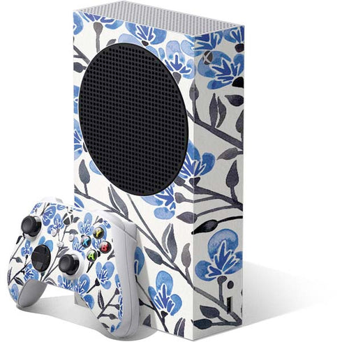 Blue Cherry Blossoms by Cat Coq Xbox Series S Skins