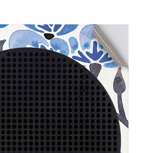 Cat Coq Blue Cherry Blossoms Xbox Series S Console Skin