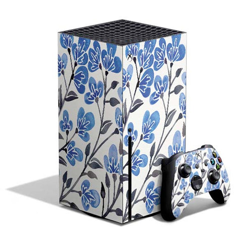 Cat Coq Blue Cherry Blossoms Xbox Series X Bundle Skin
