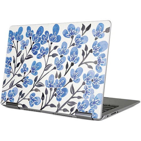 Cat Coq Blue Cherry Blossoms Yoga 710 14in Skin