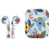 Blue Fall Flowers Apple AirPods 2 Skin