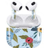 Blue Fall Flowers Apple AirPods (3rd Gen 2021) Skin
