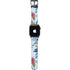 Blue Fall Flowers Apple Watch Band 42-44mm