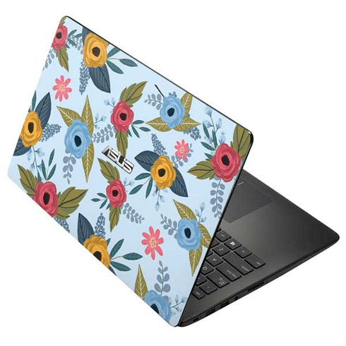 Blue Fall Flowers Asus X502CA 15.6 Skin