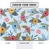 Blue Fall Flowers Dell Vostro Skin