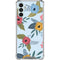 Blue Fall Flowers Galaxy A13 5G Clear Case