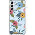 Blue Fall Flowers Galaxy A14 5G Clear Case