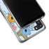 Blue Fall Flowers Galaxy A21 Clear Case
