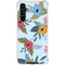 Blue Fall Flowers Galaxy A54 5G Clear Case