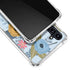 Blue Fall Flowers Galaxy A54 5G Clear Case
