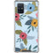 Blue Fall Flowers Galaxy A71 5G Clear Case