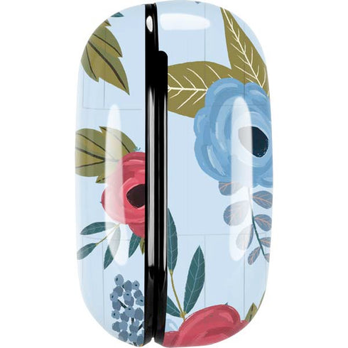 Blue Fall Flowers Galaxy Buds Pro Skin
