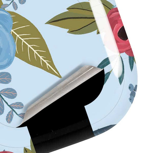 Blue Fall Flowers Galaxy Buds Pro Skin