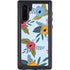 Blue Fall Flowers Galaxy Note 10 Waterproof Case