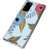 Blue Fall Flowers Galaxy Note20 5G Clear Case