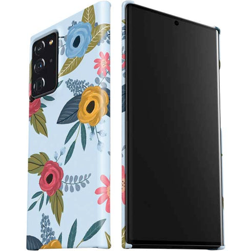 Blue Fall Flowers Galaxy Note20 Ultra 5G Lite Case