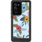 Blue Fall Flowers Galaxy Note20 Ultra 5G Waterproof Case