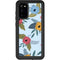 Blue Fall Flowers Galaxy S20 Waterproof Case