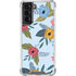 Blue Fall Flowers Galaxy S21 5G Clear Case
