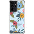 Blue Fall Flowers Galaxy S21 Ultra 5G Clear Case