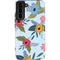 Blue Fall Flowers Galaxy S22 Plus Pro Case