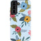 Blue Fall Flowers Galaxy S22 Pro Case